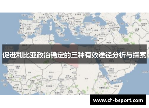 促进利比亚政治稳定的三种有效途径分析与探索