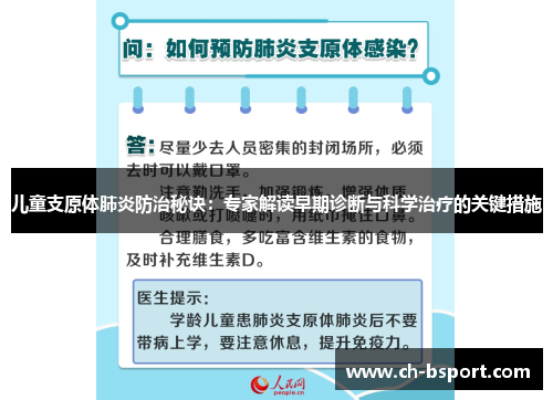 儿童支原体肺炎防治秘诀：专家解读早期诊断与科学治疗的关键措施