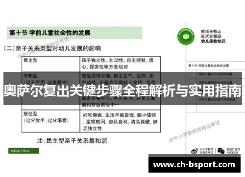 奥萨尔复出关键步骤全程解析与实用指南